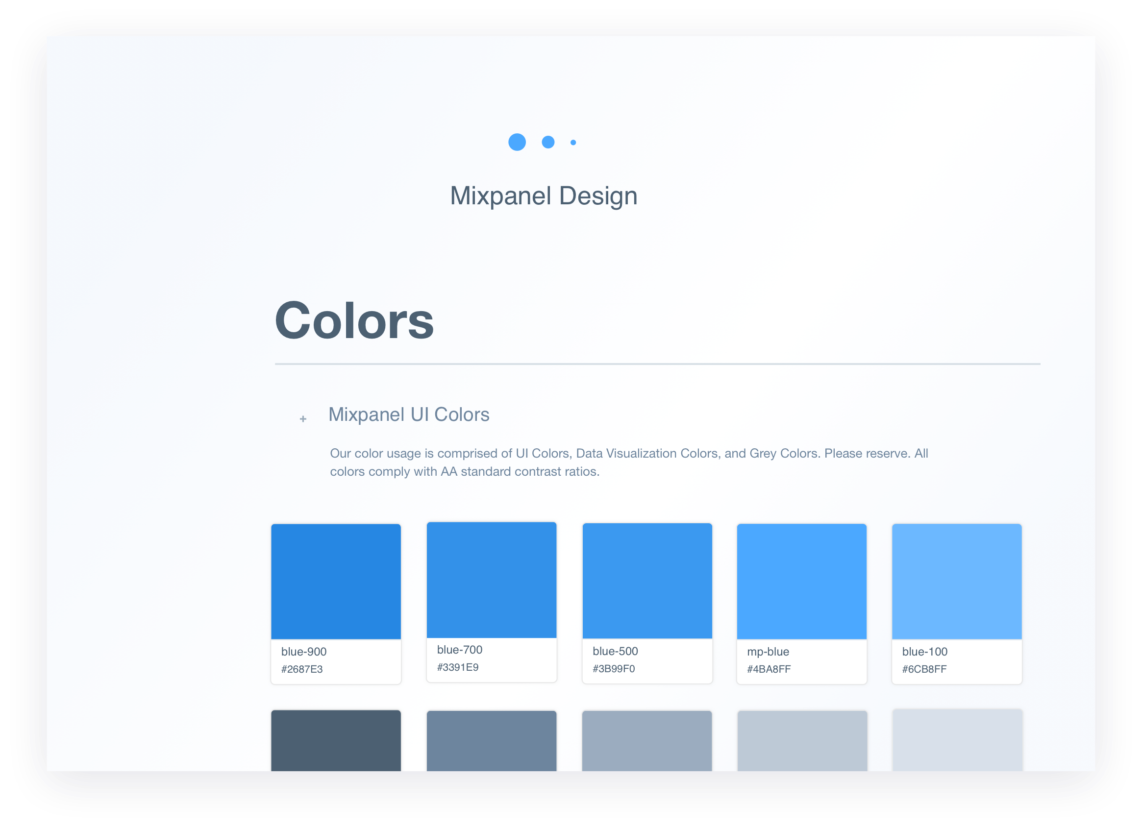 Mixpanel Design System