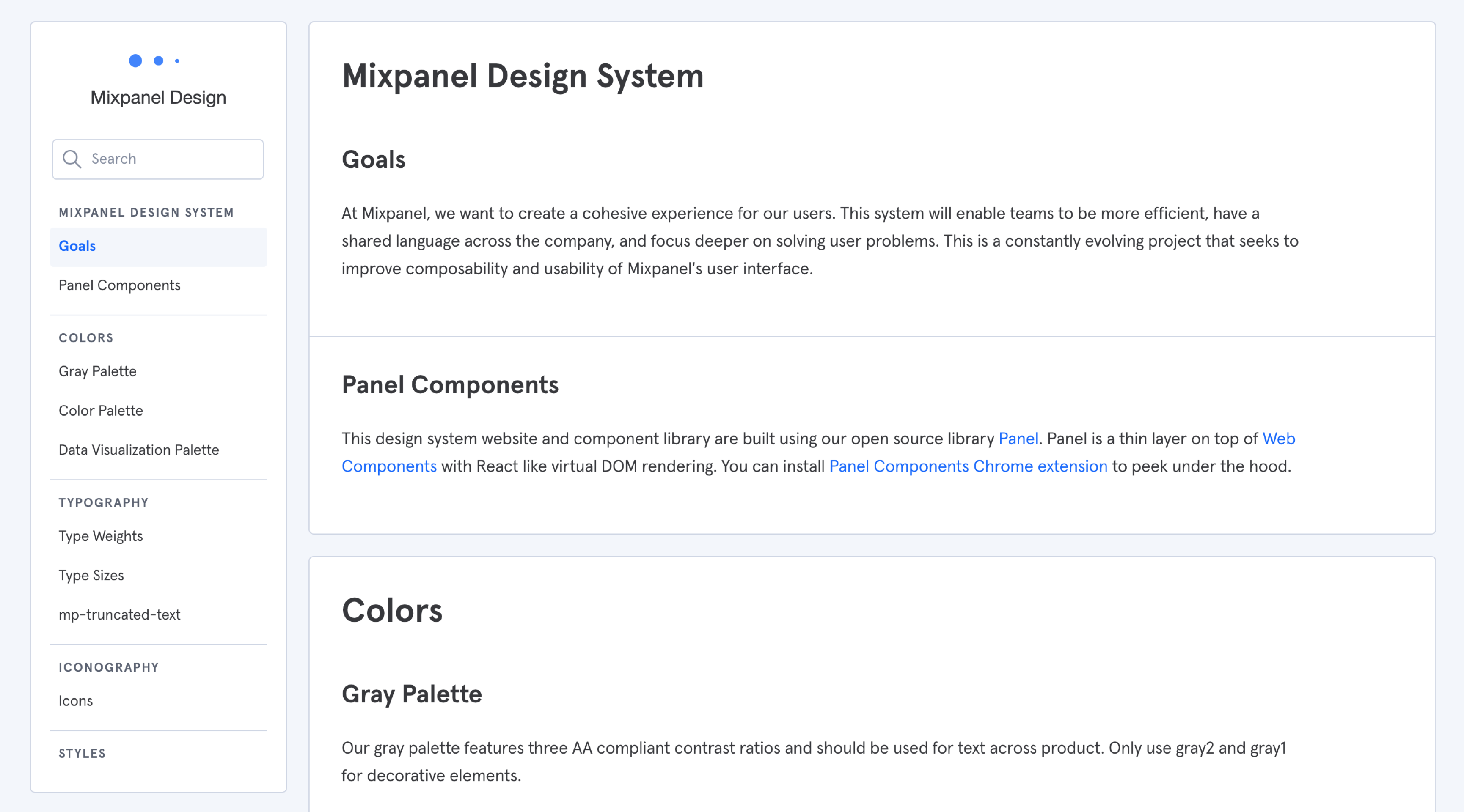 Design System site