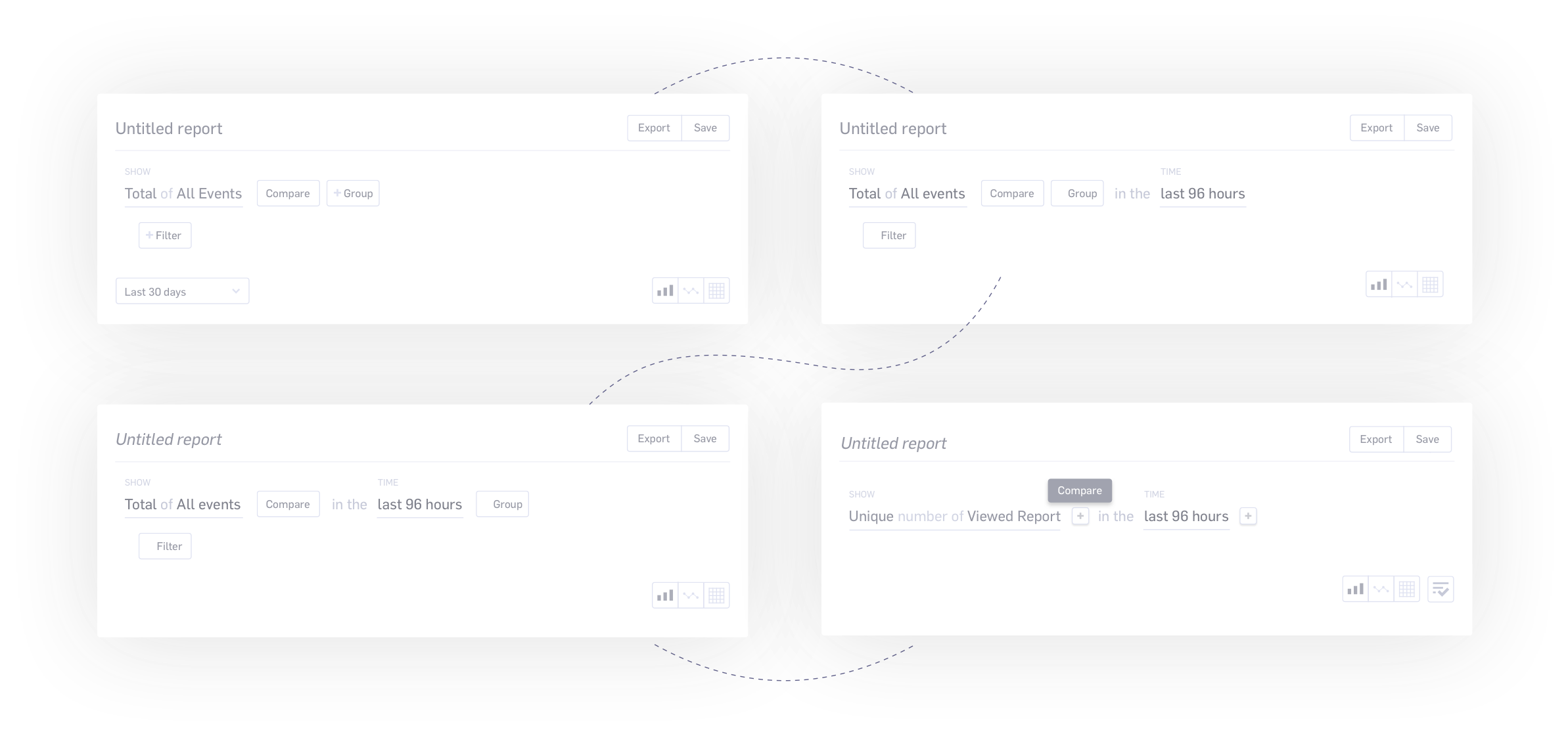 Wireframe iterations